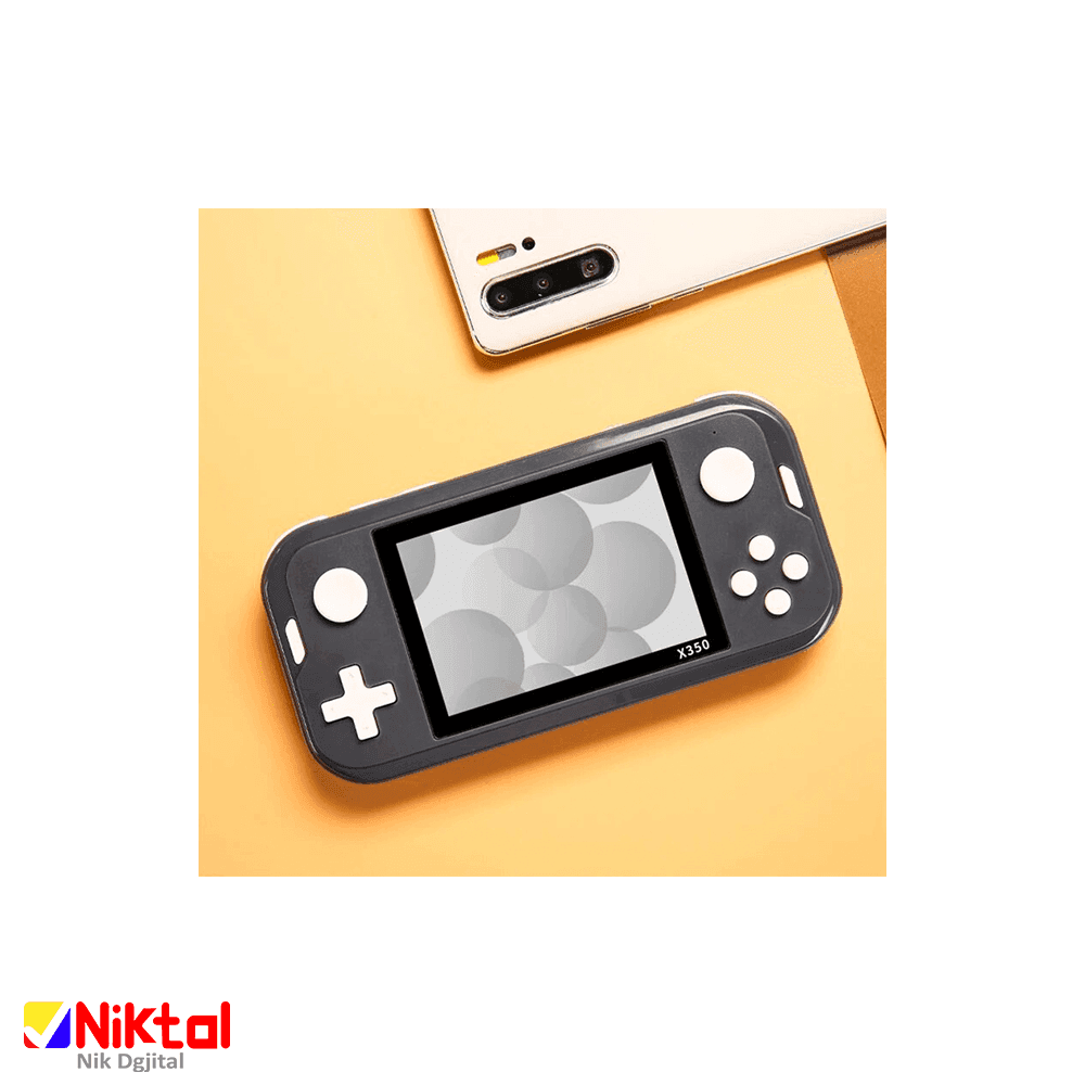 کنسول بازی دستی مدل X350 Retro | با صفحه نمایش 3.5 اینچی | باتری داخلی 1200mAh — تصویر ۵