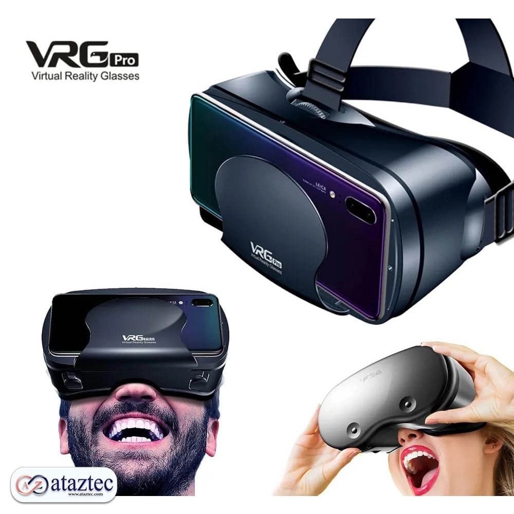 عینک واقعیت مجازی مدل VRG Pro2 | با لنزهای قابل تنظیم و زاویه دید 120 درجه — تصویر ۹