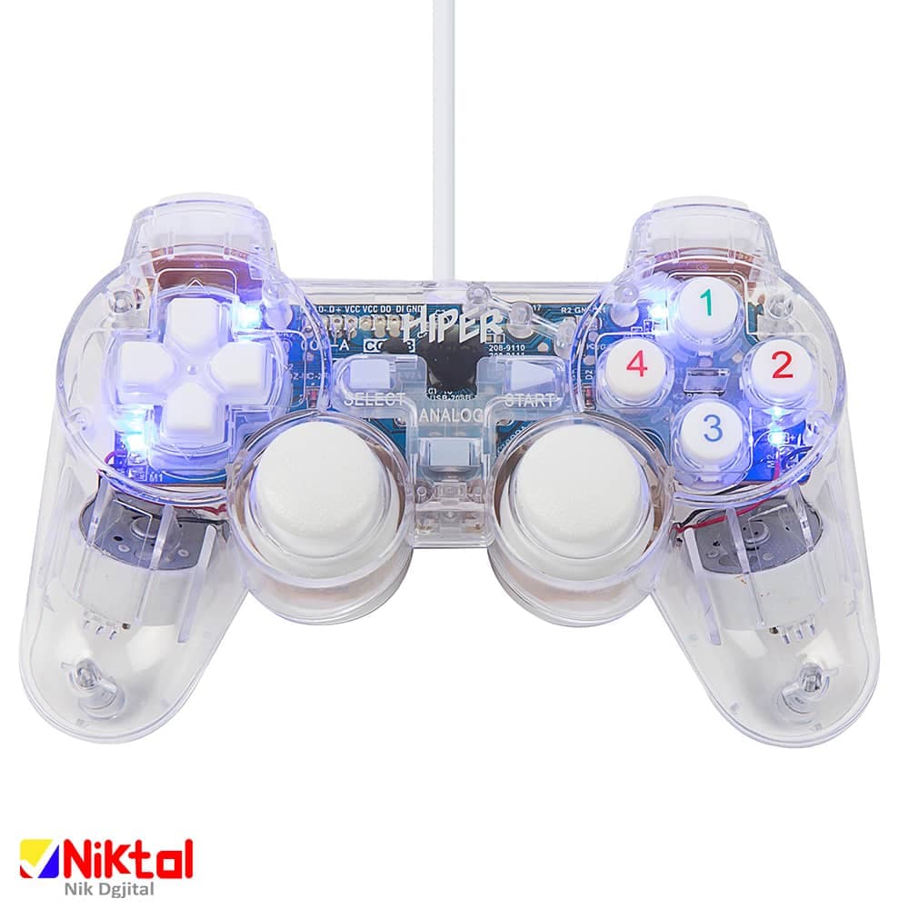 دسته بازی سیمی مدل SZ702 SENZE | چراغدار / LED