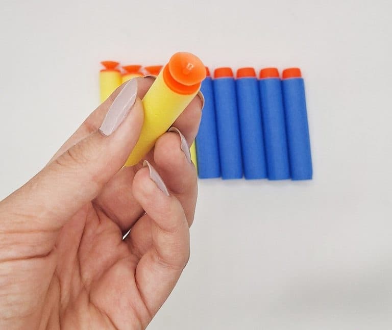 تیر فومی تفنگ ناب سل مدل اسفنجی کد T01 بسته 10 عددی — تصویر ۳