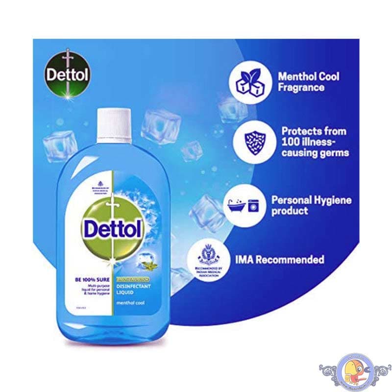 مایع ضدعفونی کننده دتول Dettol menthol cool 500ml — تصویر ۸