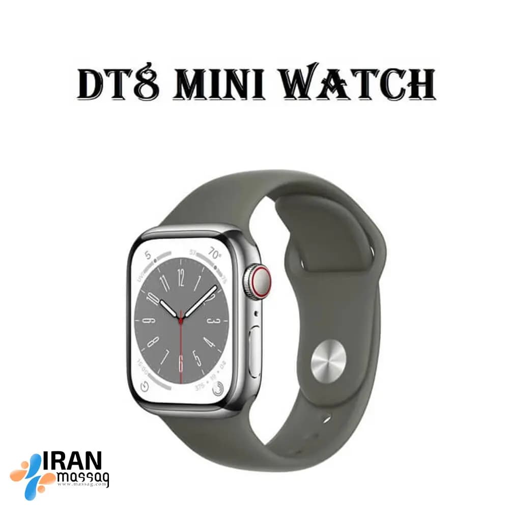 ساعت هوشمند آیجویر مدل DT8 MINI – با سنسور ضربان قلب و بلوتوث نسخه 5 — تصویر ۴
