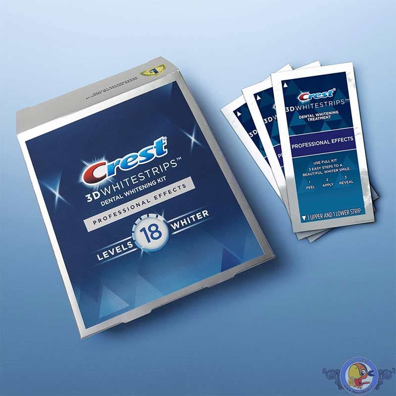 چسب سفید کننده دندان کرست Crest 3D Whitestrips — تصویر ۶
