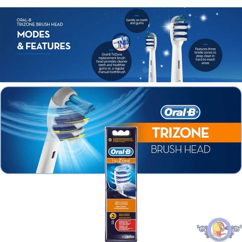 سری یدک مسواک برقی Oral-B مدل TriZone بسته 2 تایی — تصویر ۱۲