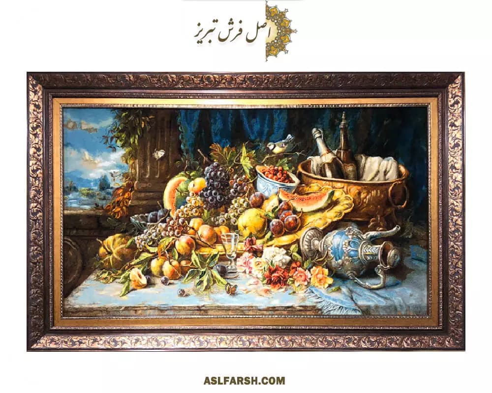 تابلو فرش دستباف میوه — تصویر ۲