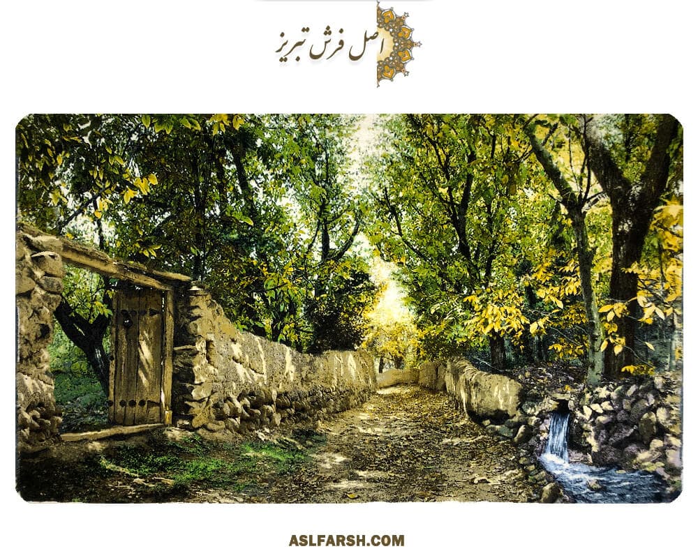 تابلو فرش کوچه باغ — تصویر ۱۰