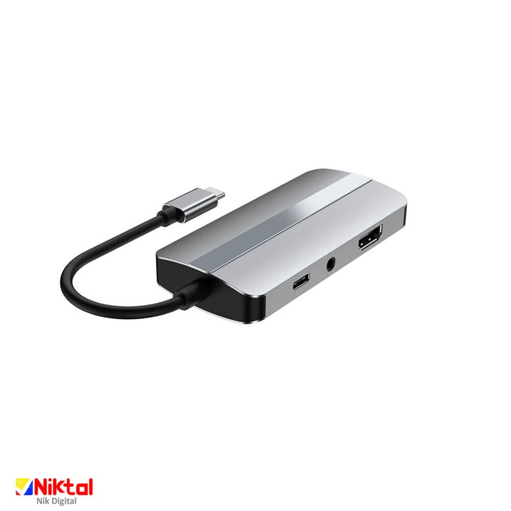 هاب 7 پورت USB-C/Type-C مدل BYL-2106 — تصویر ۱۰