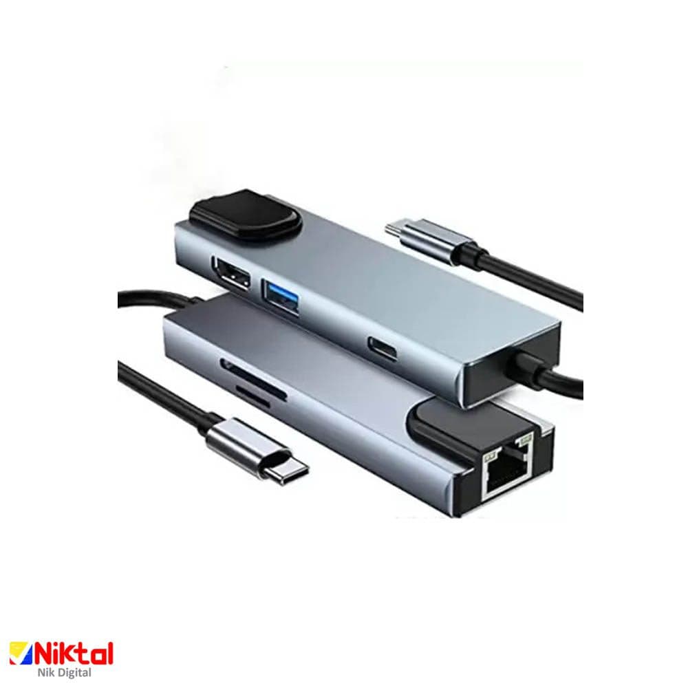 هاب 6 پورت USB-C مدل BYL-2017