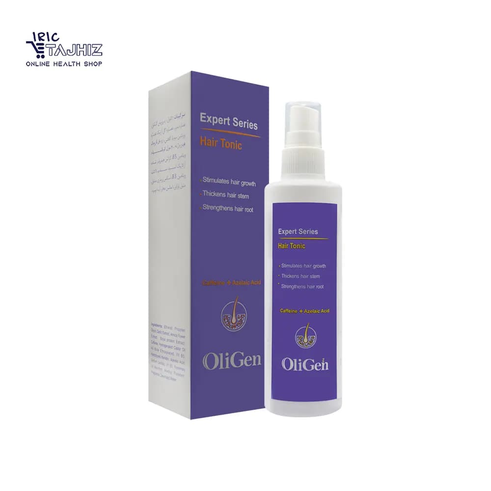 تونیک ضد ریزش مو کافئین اکسپرت الی ژن Oligen حجم 100 میلی لیتر — تصویر ۸
