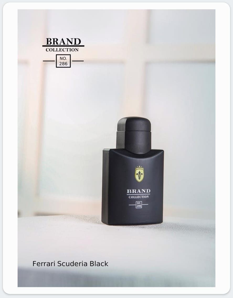 عطر جیبی مردانه فراری مشکی برند کالکشن مدل 286 حجم 25 میلی لیتر — تصویر ۲