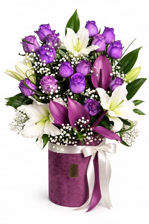 باکس گل طبیعی خواستگاری ژاوه کد 1200