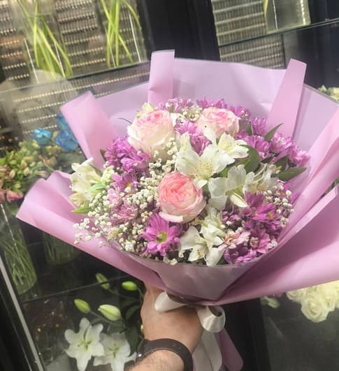 دسته گل سرنا – کد 0151 — تصویر ۵