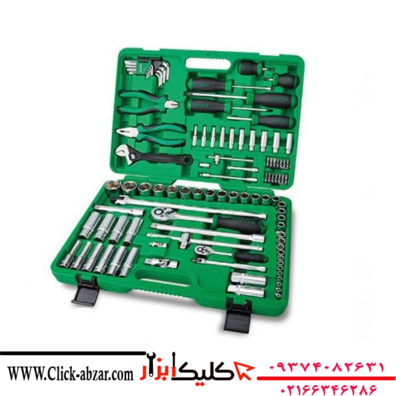 جعبه ابزار تاپ تول 80 پارچه TOPTUL مدل GCAI8002