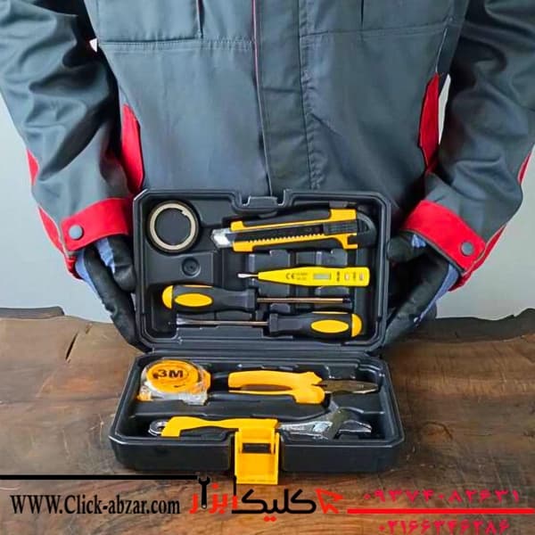 مجموعه(کیت ابزار) ۹ عددی ابزار آلات صنعتی اینتیمکس مدل 0953