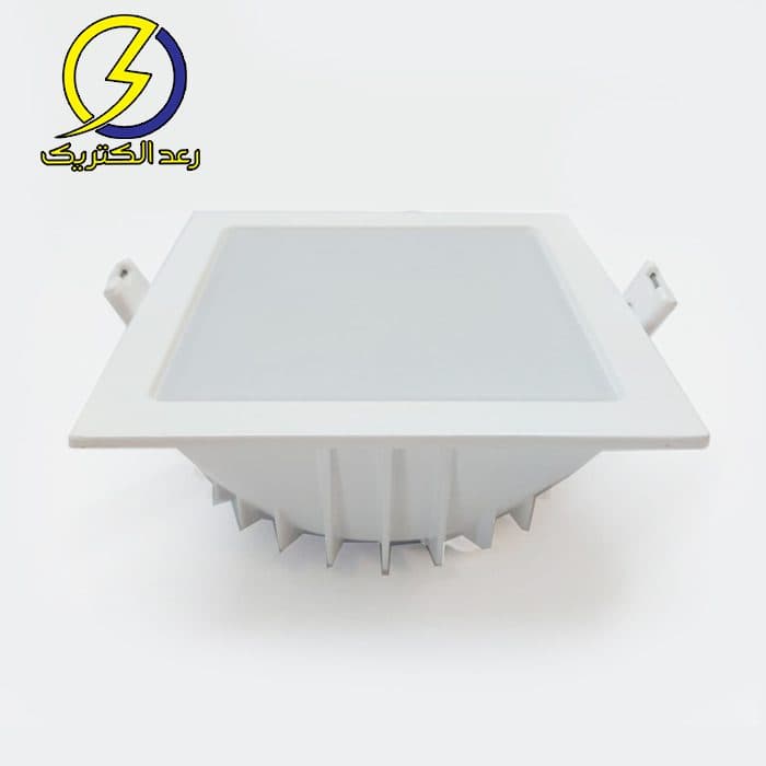 چراغ LED دانلایت آریانا توکار مربعی 15×15 سانتی متری 23 وات مازی نور — تصویر ۳
