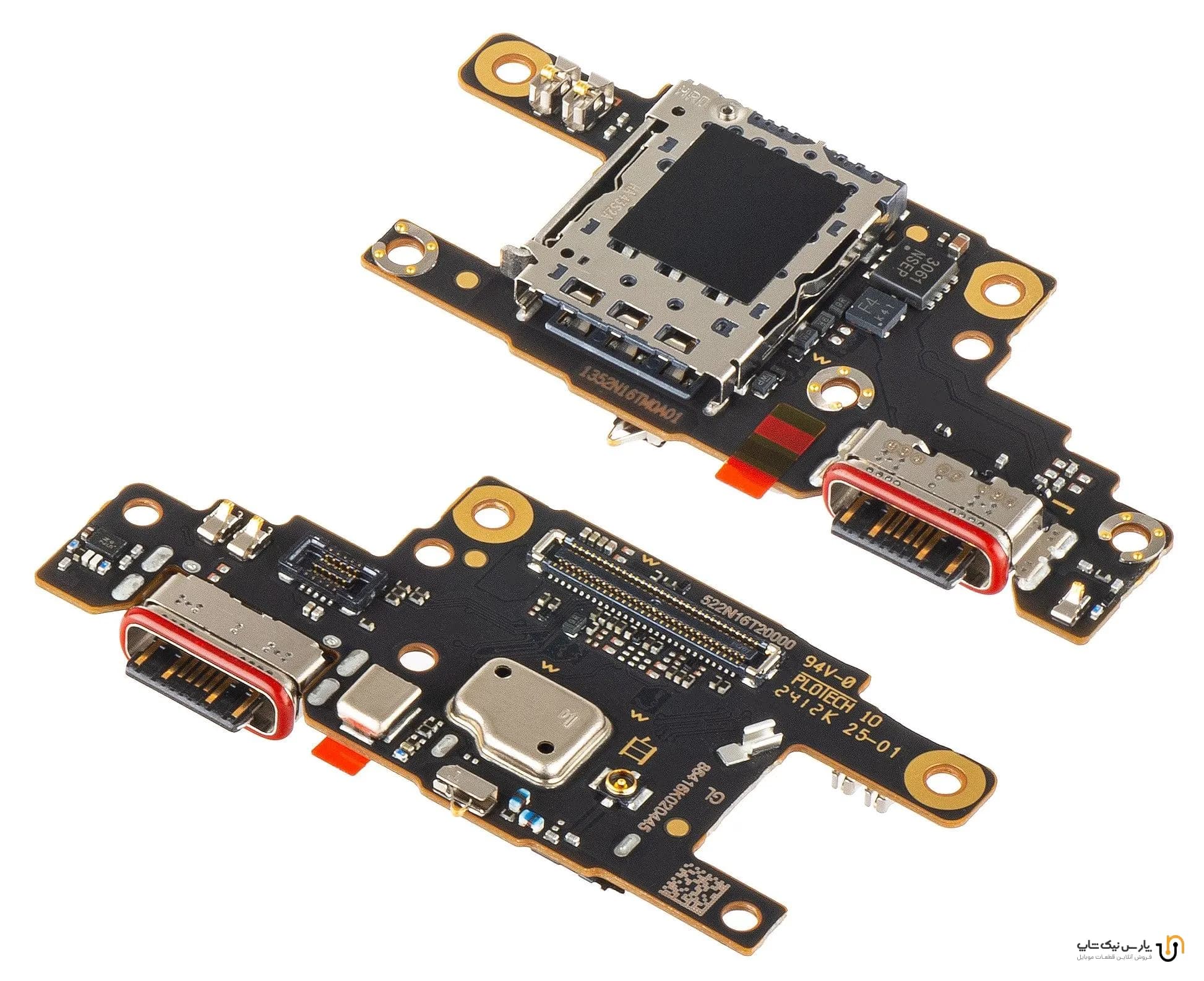 FLAT XIAOMI POCO F6 5G BOARD CHARGE+SIM ORG فلت برد شارژ شیائومی — تصویر ۲