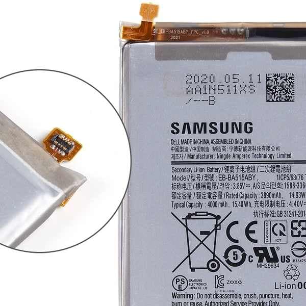 باتری ارجینال گوشی موبایل سامسونگ A51 battery mobile Samsung EB-BA515ABY