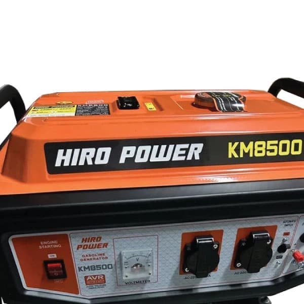 موتور برق بنزینی هیرو پاور 3.5 کیلووات مدل KM8500 تک فاز — تصویر ۱۱