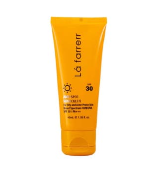 ضد آفتاب و ضد لک بی رنگ لافارر پوست چرب و آکنه دار SPF 30