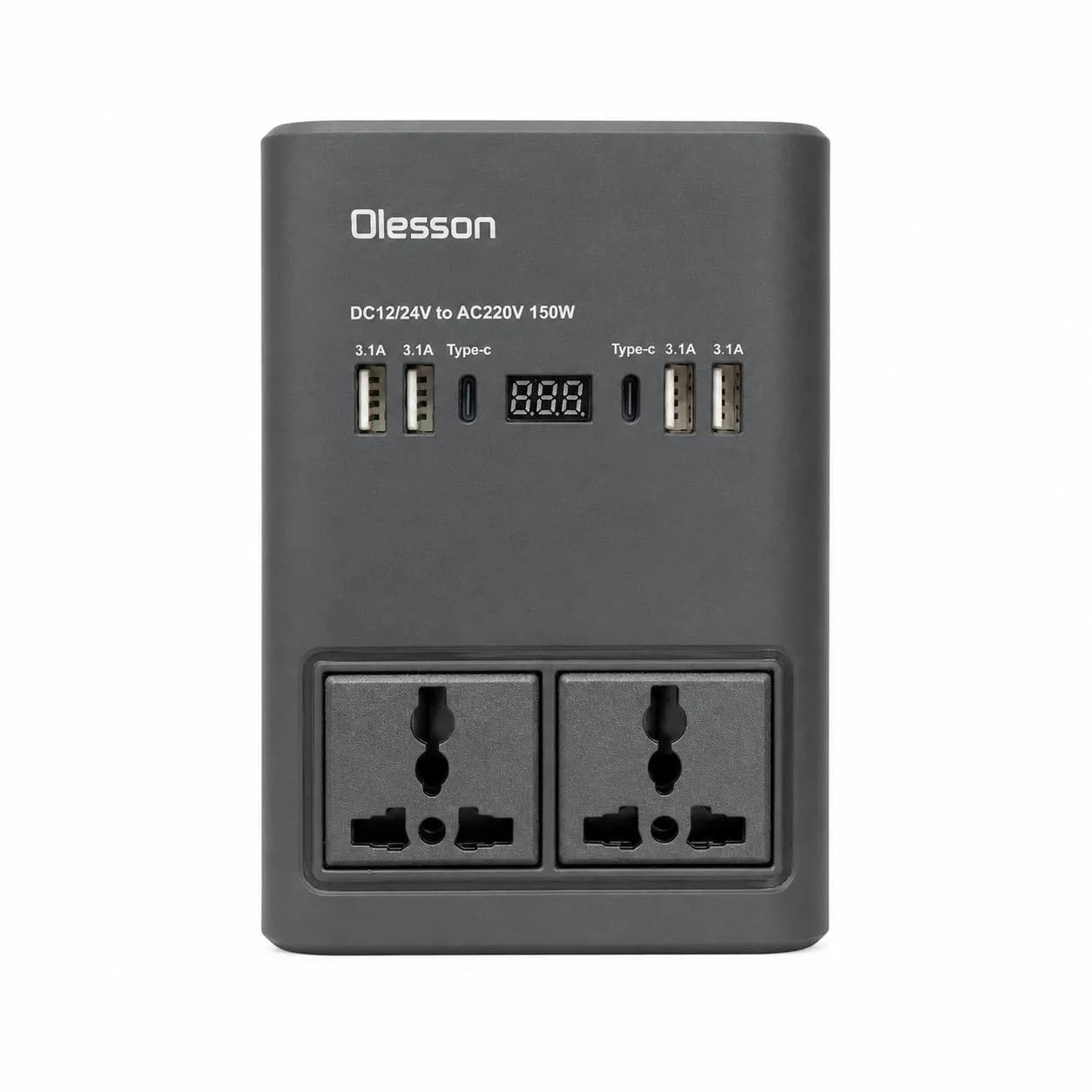 اینورتر فندکی خودرو ۱۵۰ وات اولیسون | Olison 150W Car Power Inverter