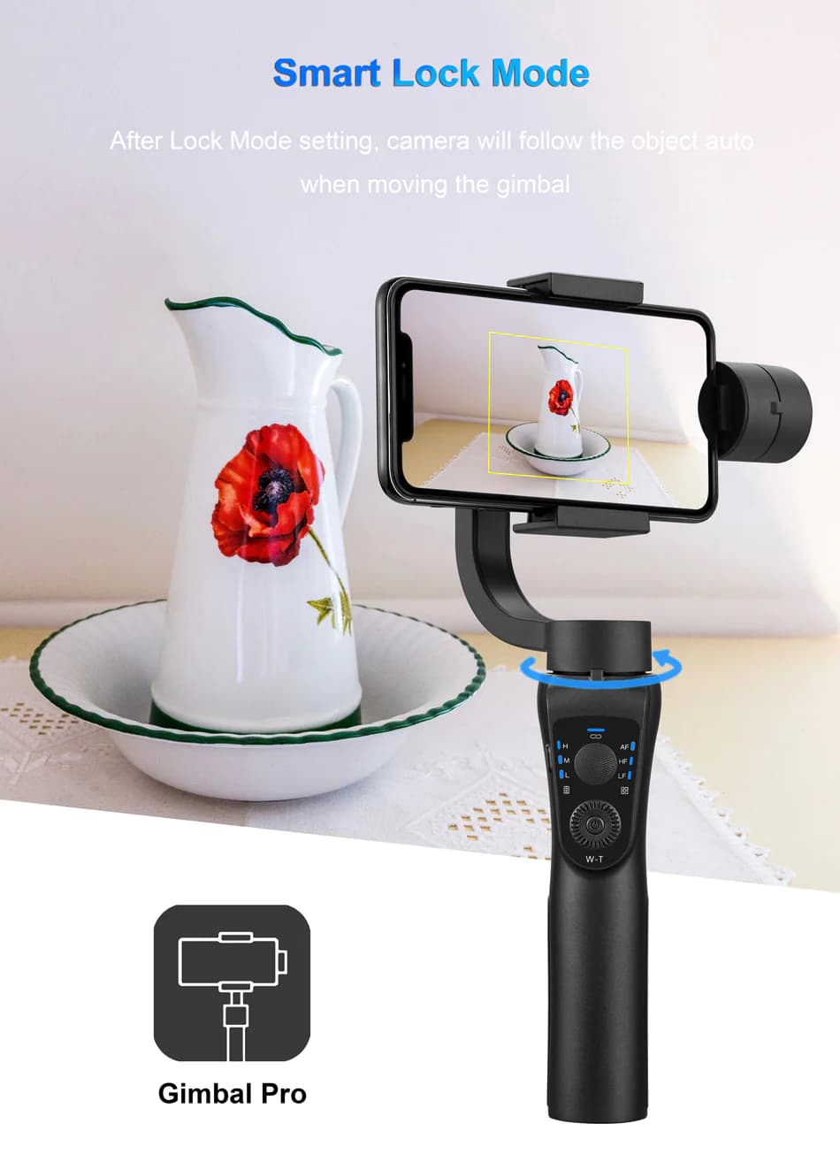 گیمبال موبایل S5b Handheld 3-Axis Gimbal Stabilizer — تصویر ۵