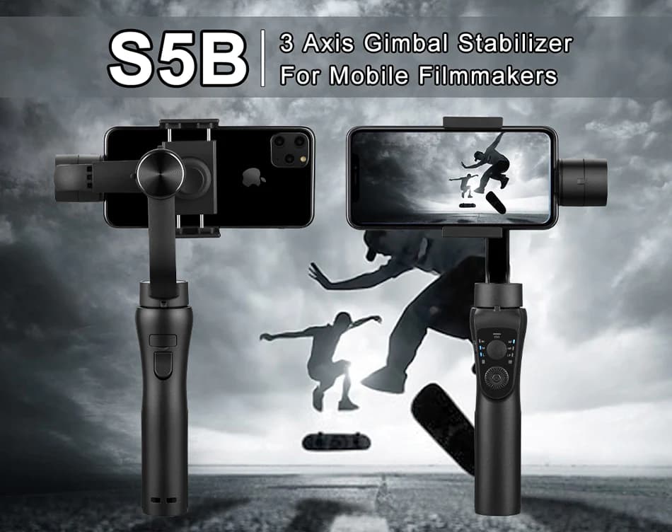گیمبال موبایل S5b Handheld 3-Axis Gimbal Stabilizer — تصویر ۸