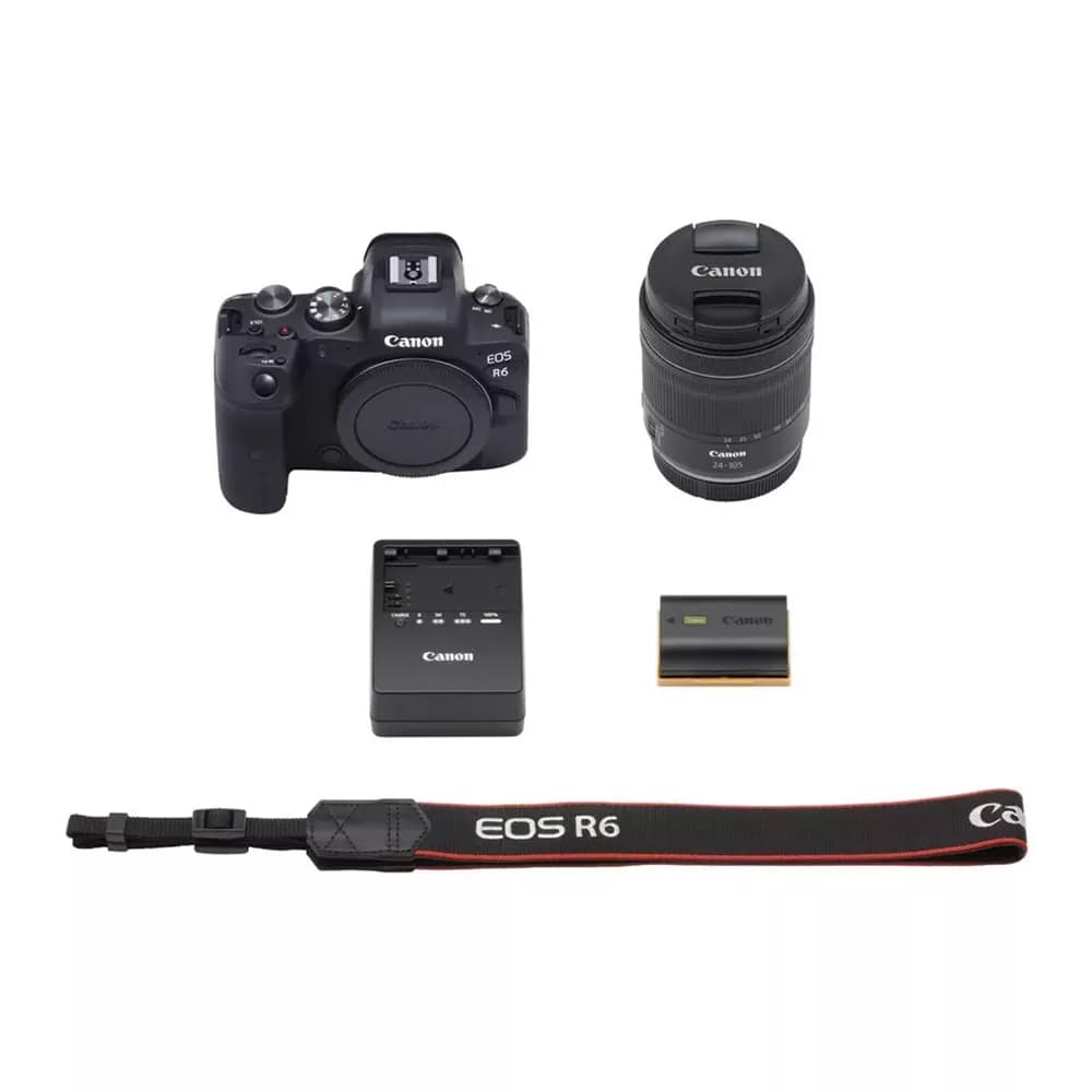 دوربین بدون آینه کانن Canon EOS R6 Mirrorless Camera Kit 24-105mm f/4-7.1 STM Lens — تصویر ۸