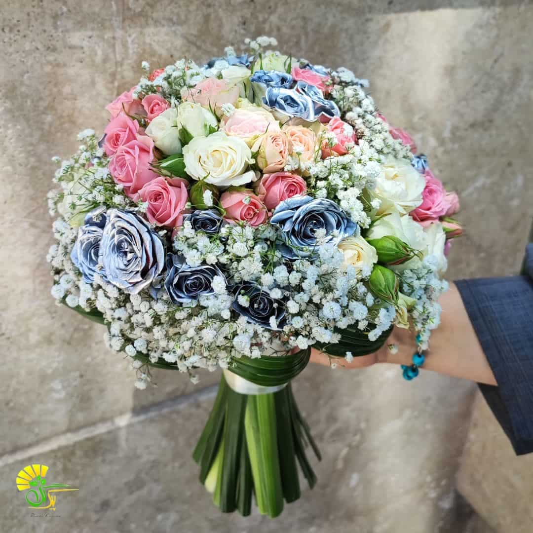 دسته گل عروس کد 34