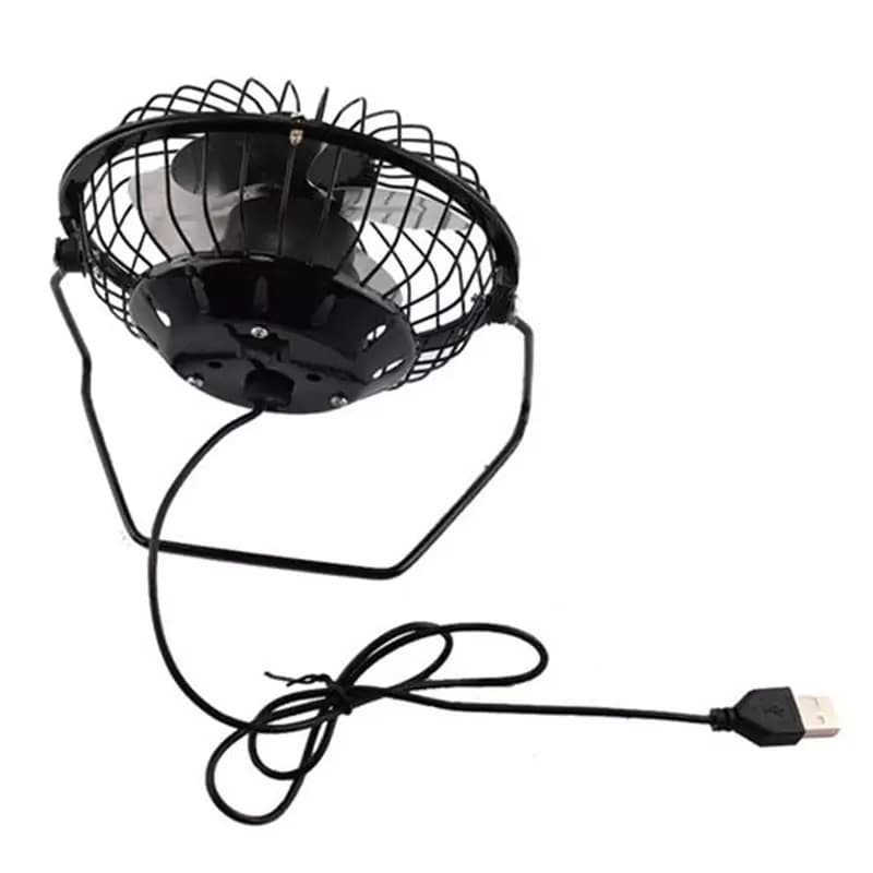 پنکه رومیزی usb mini fan فلزی — تصویر ۶
