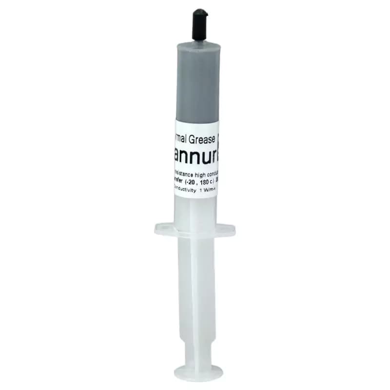 خمیر سیلیکون سرنگی نقره ای Kannur مدل KH-110 16g — تصویر ۲