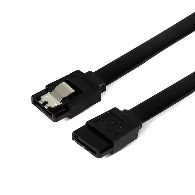 کابل هارد SATA ساتا 3.0 قفل دار 40 CM مشکی — تصویر ۲