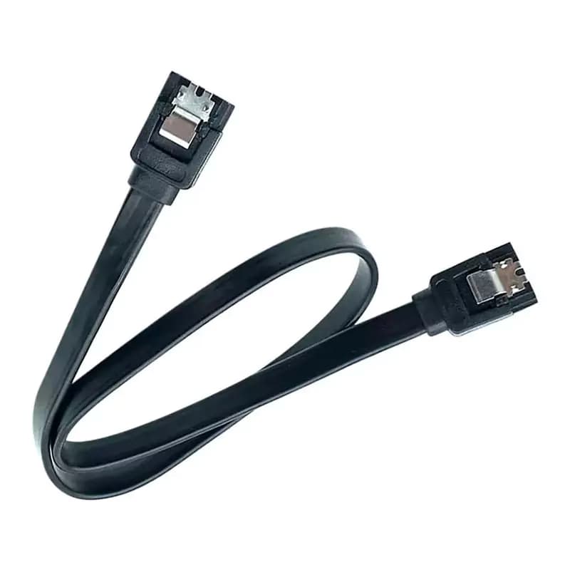 کابل هارد SATA ساتا 3.0 قفل دار 40 CM مشکی — تصویر ۳