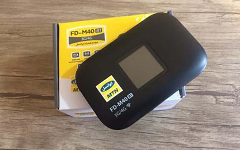 مودم 4G قابل حمل ایرانسل مدل FD-M40 — تصویر ۵