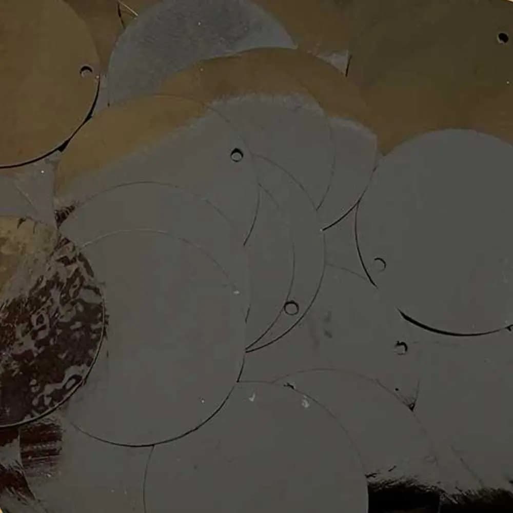 پولک سکه ای 25 میل مشکی بسته 25 گرمی — تصویر ۵