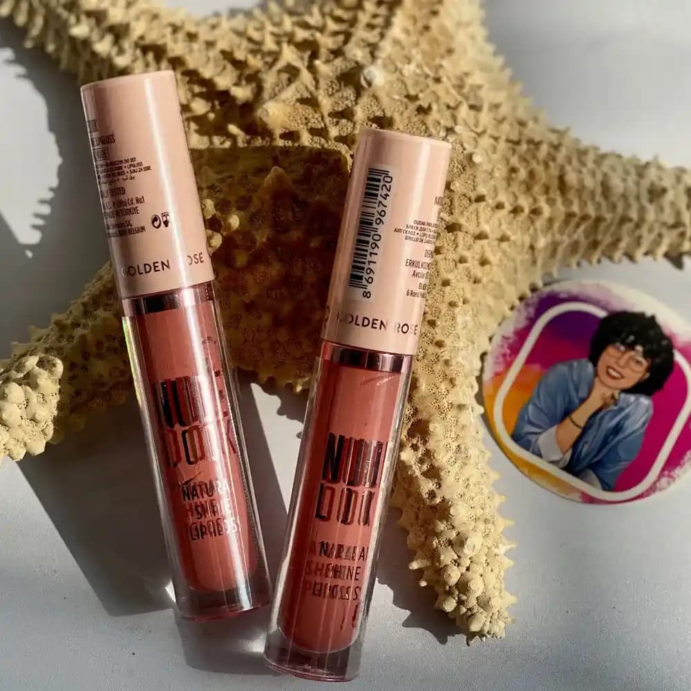 رژ لب مایع براق Nude Look گلدن رز 03 — تصویر ۶