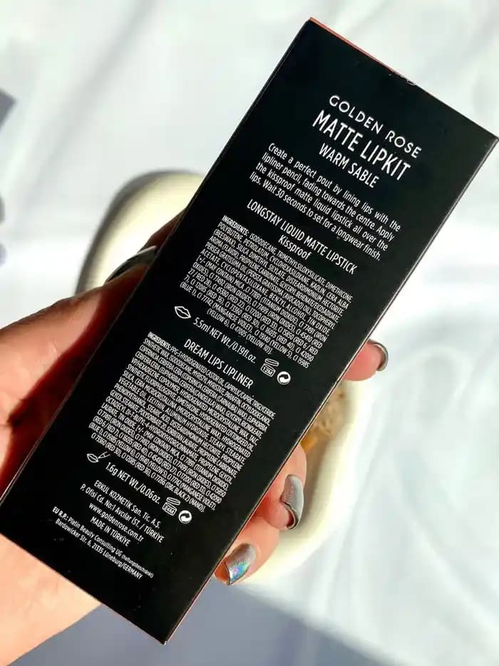 پک رژلب و خط لب گلدن رز ( warm sable ( 531-16 — تصویر ۳