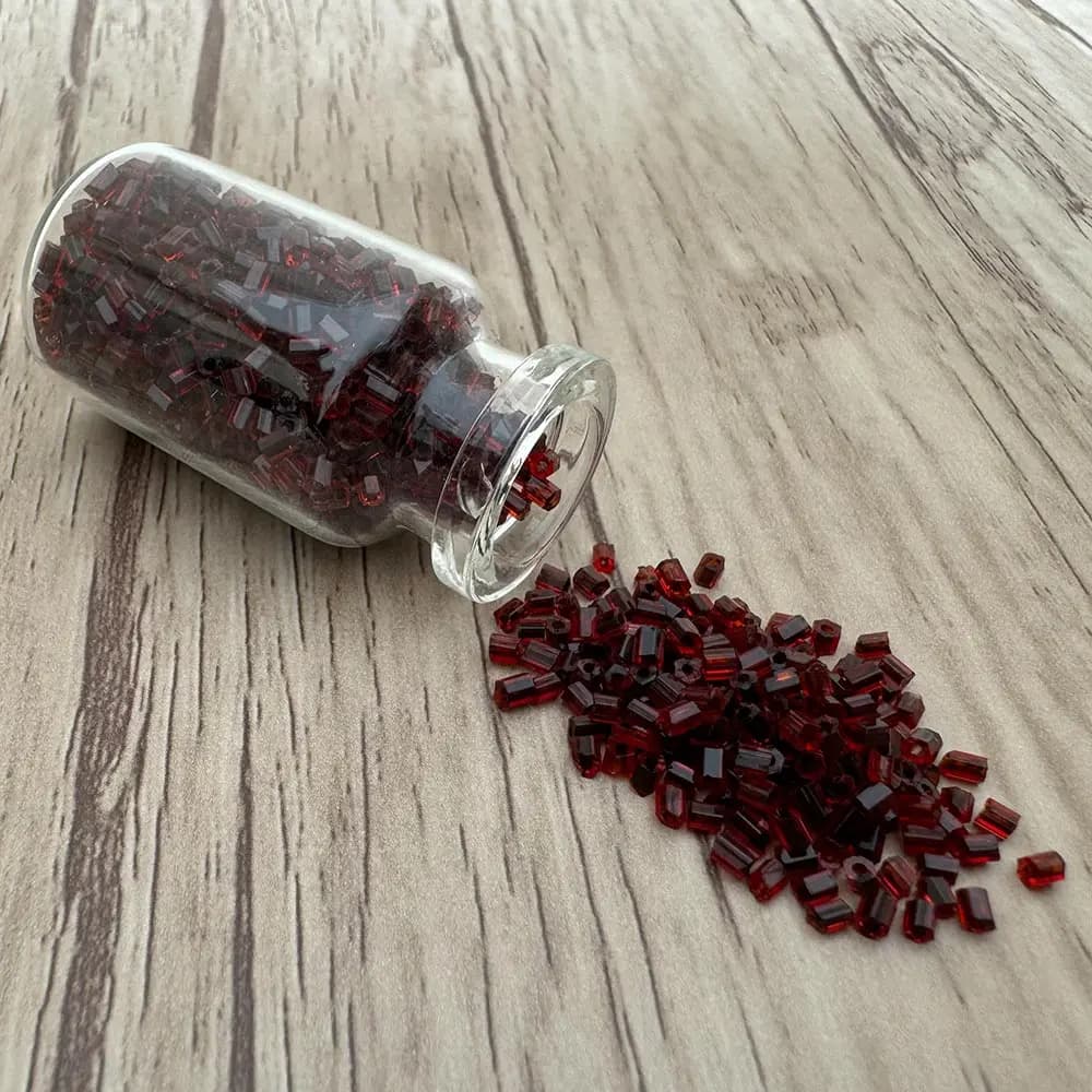 ملیله شکسته 2 میل زرشکی بسته 10 گرمی — تصویر ۲