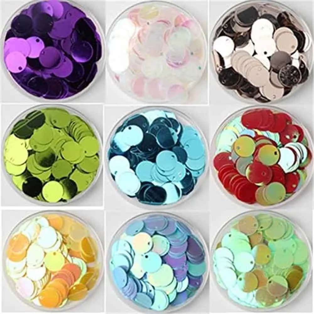پولک سکه ای بسته 500 گرمی سایز 10 — تصویر ۳