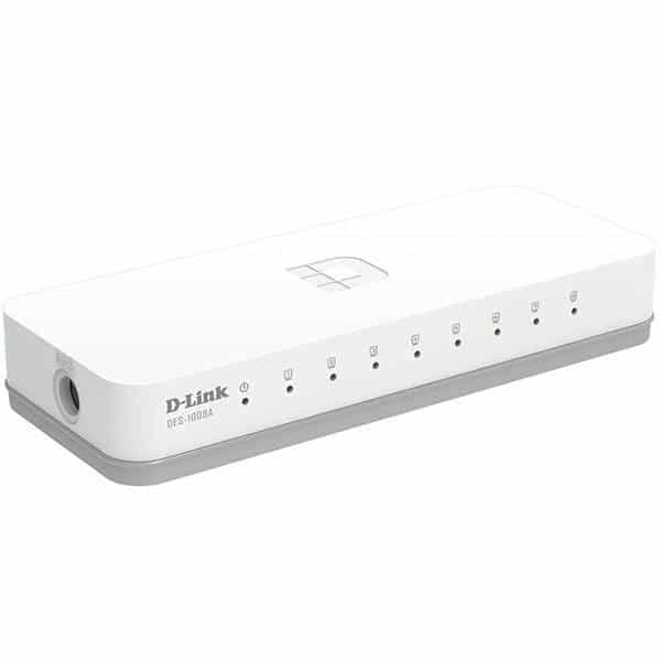 سوییچ D-Link 8-Port 10/100 Switch DES-1008 — تصویر ۳