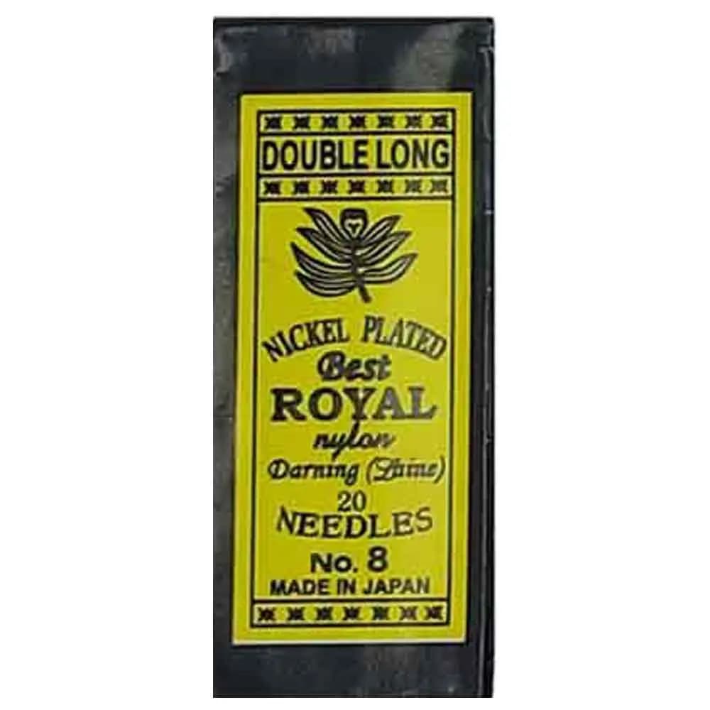 سوزن خیاطی دستی مدل رویال Royal سایز 8 بسته 20 عددی — تصویر ۲