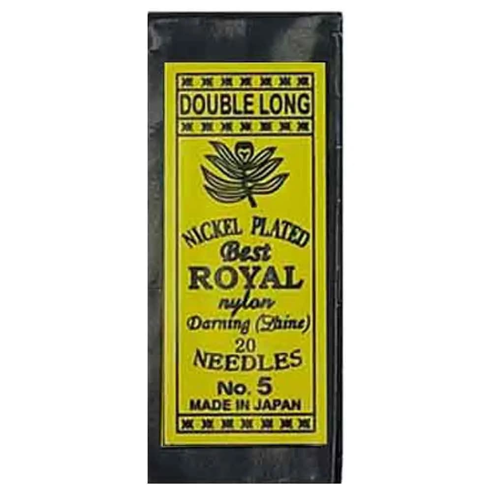 سوزن خیاطی دستی مدل رویال Royal سایز 5 بسته 20 عددی — تصویر ۳