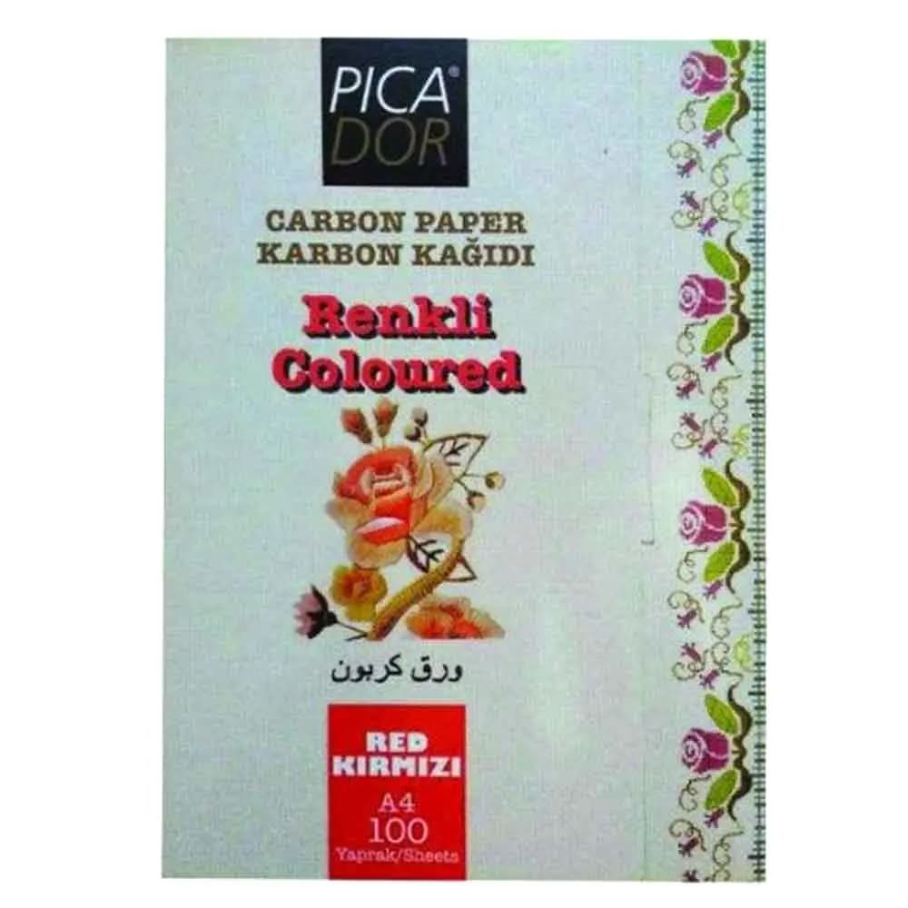 کاربن قرمز سایز A4 بسته 10 برگی — تصویر ۷