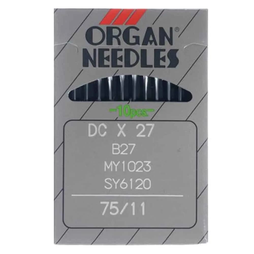 سوزن چرخ خیاطی صنعتی راسته دوز ارگان مدل دی سی DC سایز 11 بسته 10 عددی — تصویر ۲