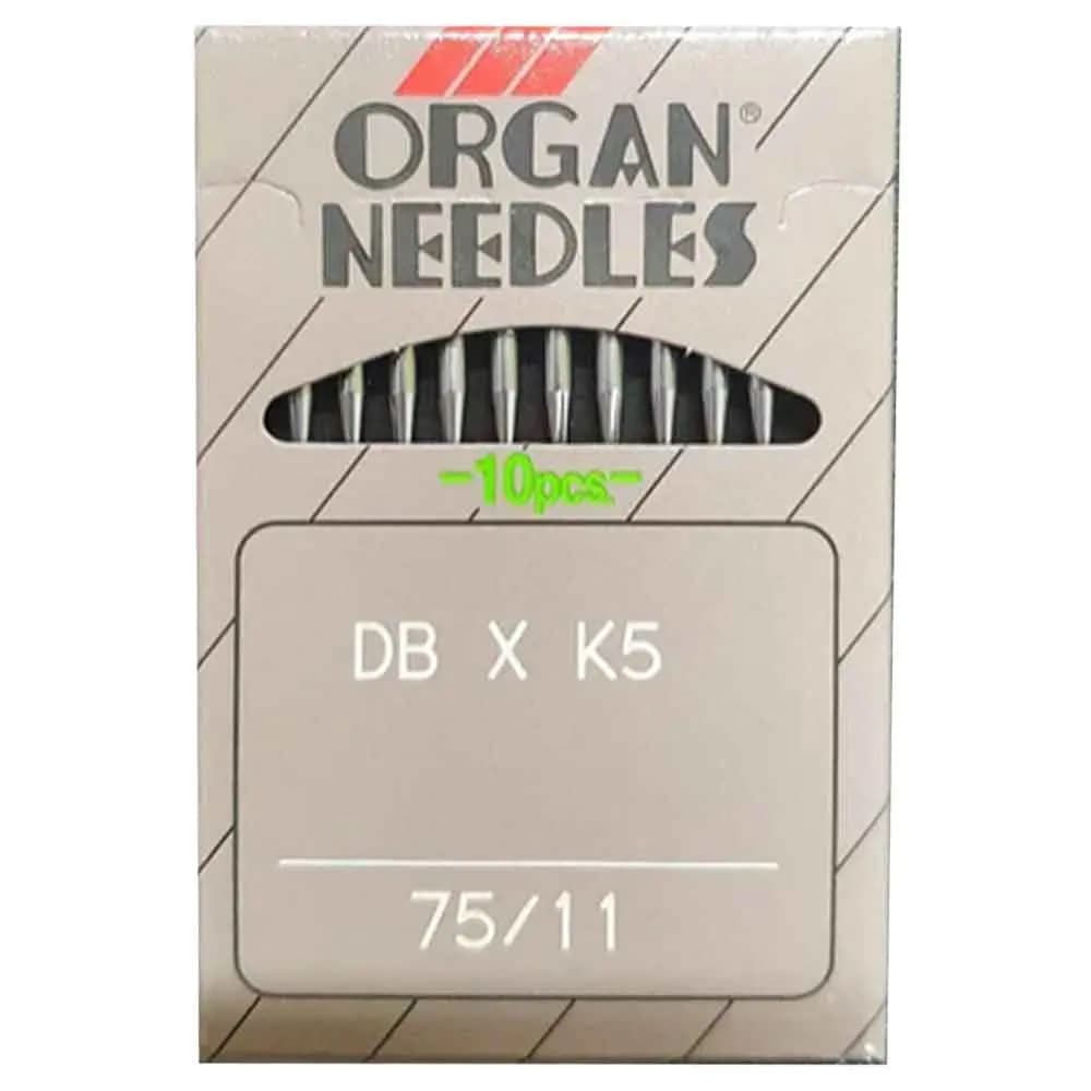 سوزن چرخ خیاطی صنعتی راسته دوز ارگان مدل دی بی DB سایز 11 بسته 10 عددی — تصویر ۲