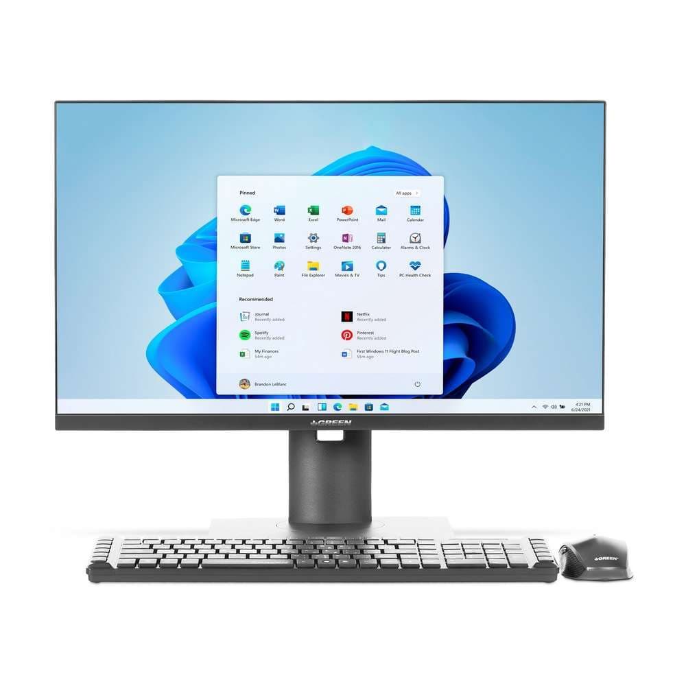 کامپیوتر همه کاره 23.8 اینچی گرین مدل (i7-8GB D5-512GB)GT624-i78S — تصویر ۲