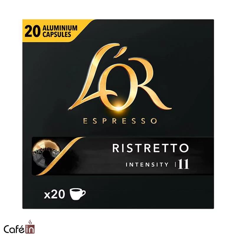 کپسول قهوه لور ریسترتو شدت 11 L’or Ristretto بسته 20 عددی