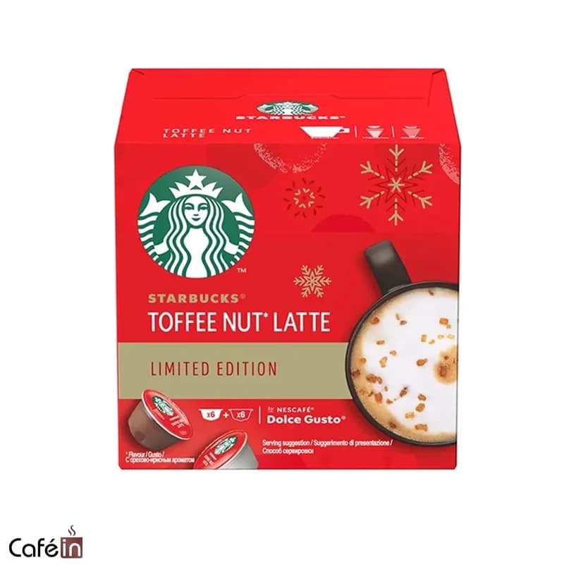 کپسول قهوه دولچه گوستو استارباکس مدل Toffee Nut Latte — تصویر ۵