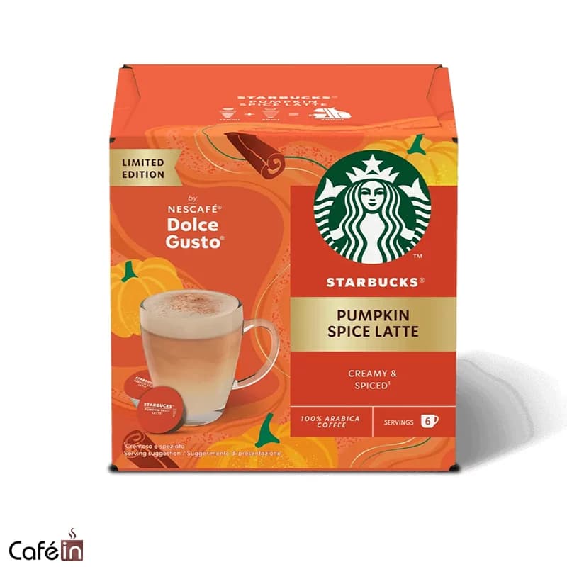 کپسول قهوه دولچه گوستو استارباکس مدل Pumpkin Spice Latte — تصویر ۷