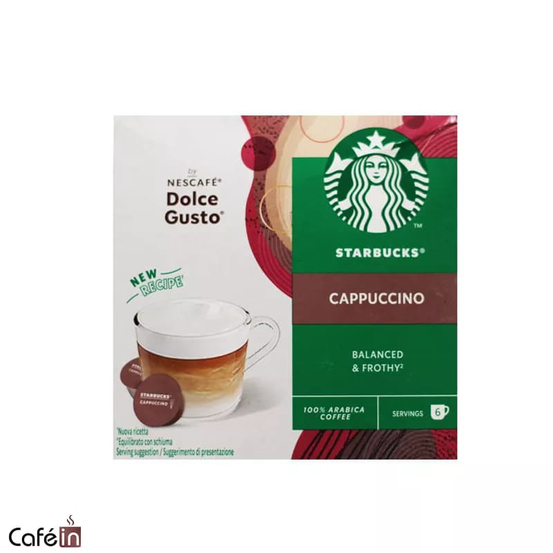 کپسول قهوه دولچه گوستو استارباکس مدل کاپوچینو Cappuccino — تصویر ۴