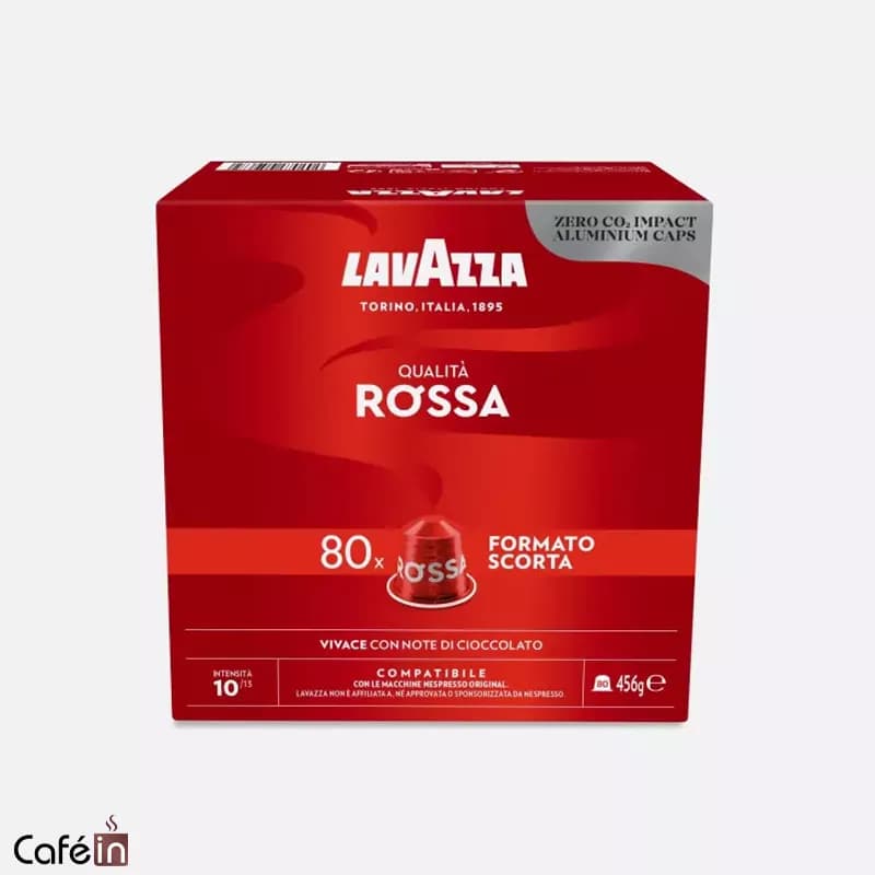 کپسول قهوه نسپرسو لاوازا مدل Qualita Rossa (80 عددی) — تصویر ۲